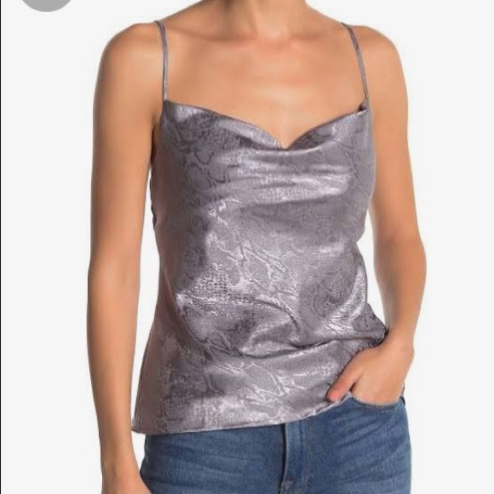 WAYF Cowl Neck Top